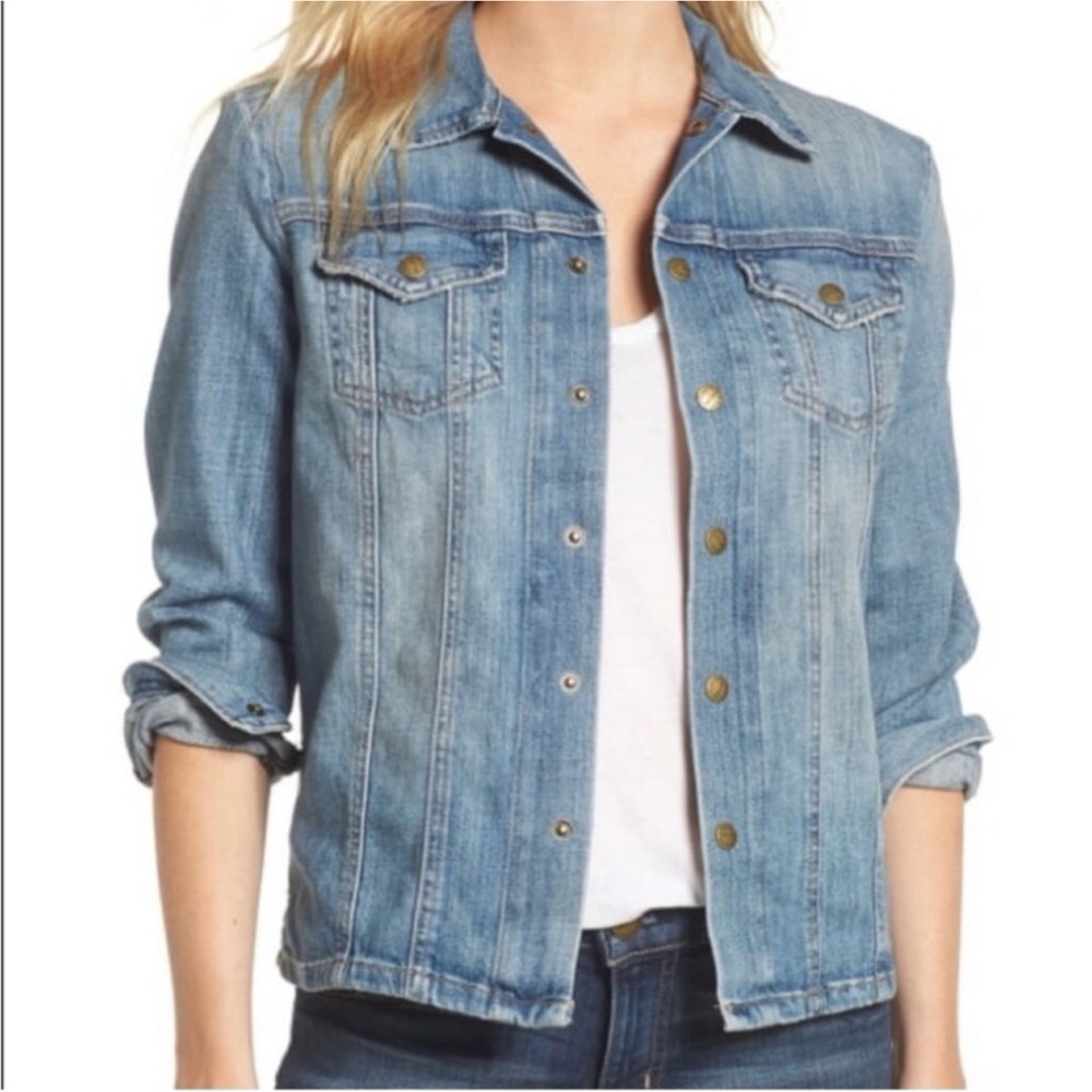 Current/Elliott The Mechanic Jean Jacket Denim Size 0